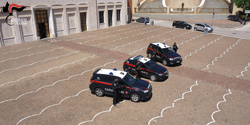 Controllo del territorio dei Carabinieri di S. Giovanni Rotondo: contrasto ai furti