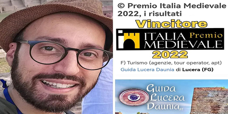 Turismo: al lucerino Simone De Troia il XIX Premio Italia Medievale 2022