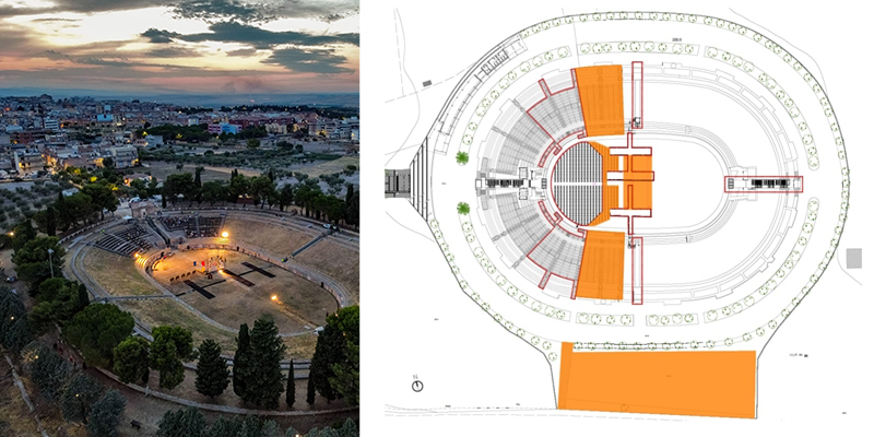 L'anfiteatro di Lucera arriverà a contenere oltre tremila spettatori. C'è il progetto