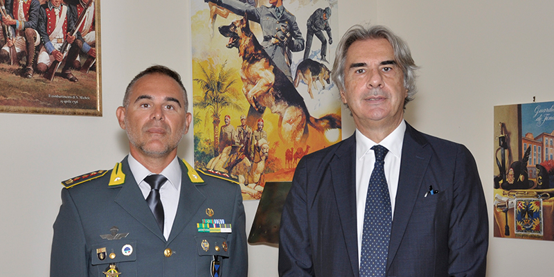 Il Prefetto di Foggia, S.E. dott. Maurizio Valiante, in visita al Comando Provinciale della Guardia di Finanza di Foggia
