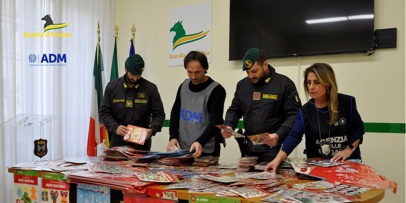 Foggia. Oltre 21.000 giocattoli e prodotti natalizi sequestrati non conformi