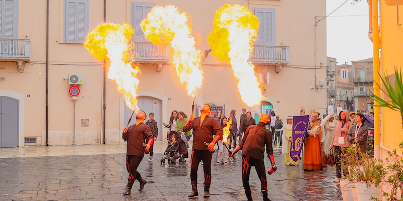 Lucera Capitale della Cultura Puglia 2025. Test Cortei Storici con 2000 persone