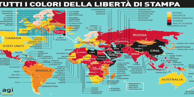 Giornalisti liberi, ma col bavaglio, di Massimo Levantaci