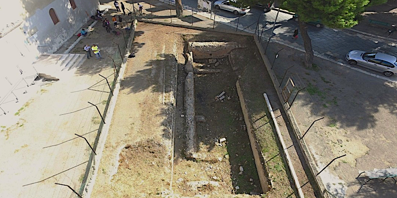 Lucera e gli scavi archeologici in piazza delle Terme Romane
