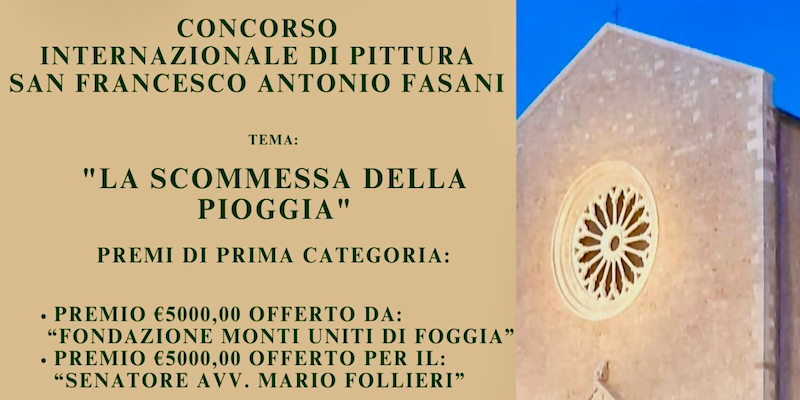 Un concorso di pittura e &quot;La scommessa sulla pioggia&quot;