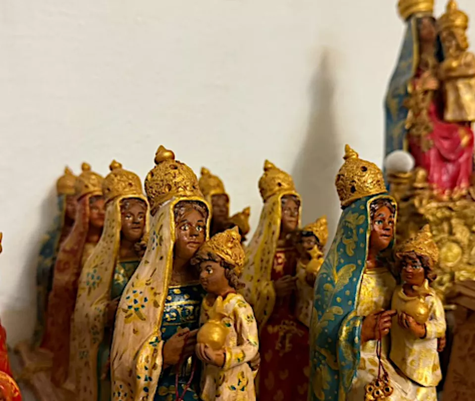 Lucera. Un souvenir speciale: la prima volta delle statuine di Santa Maria Patrona