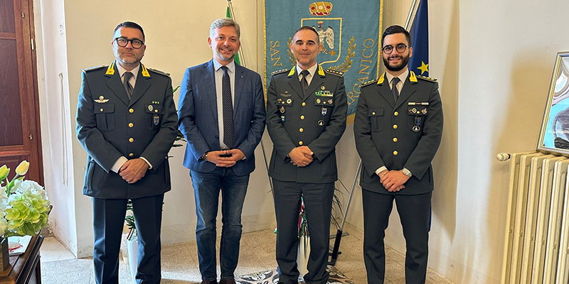 Protocollo di intesa tra il Comune di San Nicandro Garganico ed il Comando Provinciale della Guardia di Finanza di Foggia