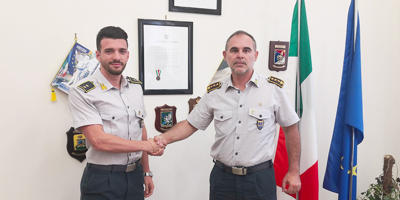 Guardia di Finanza: il tenente Farncesco Fedele è il nuovo comandante della Compagnia di San Severo